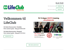 Tablet Screenshot of lifeclub.dk